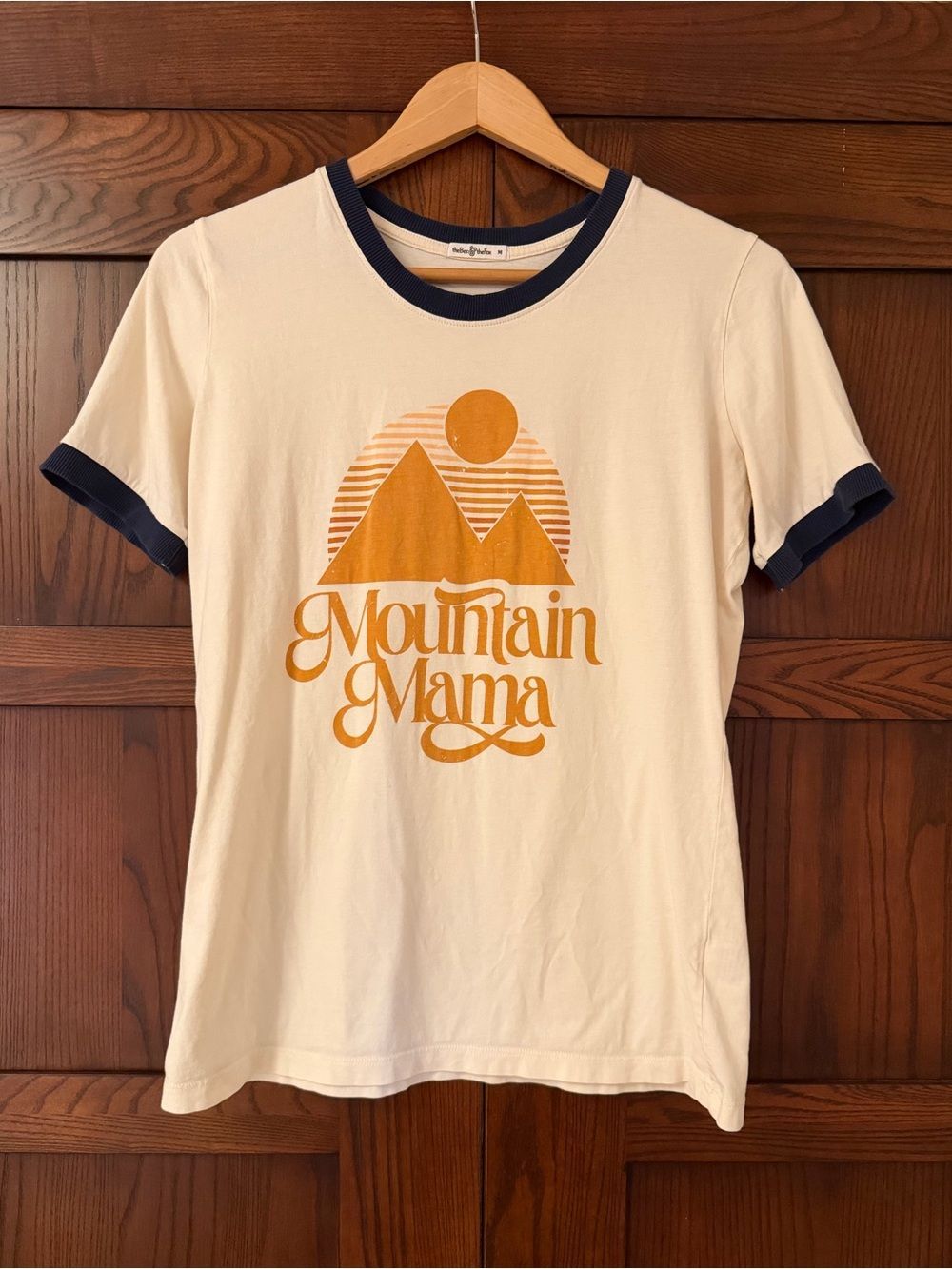 The Bee & The Fox Mountain Mama Ringer Tee Size Medium — image 2 of 7